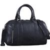 STILORD 'Keanu' Borsone da Viaggio a Tracolla in Pelle Weekender Vintage Borsa per Palestra Bagaglio a Mano in Vera Pelle di Vitello, Colore:nero