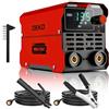 DEKO Elettrodo Saldatrice Inverter Stick/Lift TIG: DEKO 220V 135Amp Piccolo Mini Portable MMA Saldatore Macchina Kit, IGBT Schermo Digitale LCD, Hot Start, Arc Force, Anti-Stick