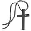 SERASAR Collana da Donna Collana da Donna Nera Catena Gioielli Gioielli Ragazza Regali per Ragazze Anniversario di Matrimonio Sposa in Argento