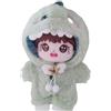 XiDonDon Peluche Vestiti per Bambole Animale Costume Intero Pigiama per 20 cm /8 Bambole di Pezza Giocattoli Accessori per Bambole (Dinosaur)