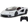 JAMARA Lamborghini Countach LPI 800-4 1:16, bianco 2,4 GHz, licenza ufficiale, interno dettagliato, verniciatura fedele, parabrezza trasparente, luce LED, auto RC
