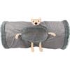 Generico Cat Tunnel Tube Toys - Foldable Big Pet Tunnels With Peepholes - Soft Fleece Frabic Portable Cat Tunnels For Rabbits, Kittens, Puppy, Dogs, Cats