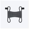 Tractive - 2 clip in tessuto per il GPS per cani Tractive DOG 6 (nero) - formato grande (L)