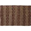 AlexandreHouse ALFOMBRA YUTE CUERO 120X180X1 2000 GSM ROMBOS