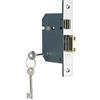 YALE B-M550-CH-78 Serratura a mortasa a 5 Leve, Alta Sicurezza, Finitura cromata, 3 Inch/76 mm