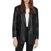 ONLY Onllana L/S Ovs Faux Lea Blazer TLR Noos, Nero, L Donna