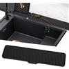 Volminex Tappetino Lavello Cucina Silicone, Tappetino Lavandino,Nero 42cm | Paraspruzzi per Lavello Cucina, Tappetini per Rubinetto, Vassoio Antigoccia Cucina, Tappetino di Drenaggio, Accessori Cucina