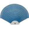 Generico Applique Classica in Vetro, Lampada da Parete a Mezzaluna, 1 Luce, per Bagno, Camera, Soggiorno, Cucina, Scala, Corridoio (AZZURRO)