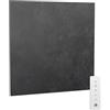 blumfeldt - Pannello Radiante a Infrarossi, 350W - Montaggio a Parete, WiFi, IP44, Termostato Integrato, Timer, Efficienza Energetica del 99%, Riscaldamento Rapido, Design in Metallo, Bagno & Interni