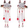 diyfixlcd Fermaglio per capelli da ragazza, stile cinese, kimono, accessorio per capelli Hanfu, geisha antichità (1 paio)
