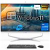 SIMPLETEK - PC Desktop ALL in ONE con Schermo Touchscreen da 24 Full HD | Core i7-8GB RAM e SSD 240GB | Windows 11 Pro e Webcam integrata