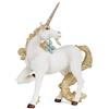Papo - Statuina Unicorno Realistica - 3 Anni + - Collezione Mondo Incantato - Gioco Creativo Universo Magico - Idea Regalo Giocattolo Bambina Bambino