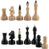 Master of Chess Pedine Scacchi in Legno da Torneo - Fato a Mano Pezzi Scacchi - 10 cm King Altezza