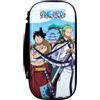 Konix Custodia protettiva e da trasporto Konix One Piece per Nintendo Switch, Switch Lite e Switch OLED - 8 Game Storage - Design Wano Luffy e Zoro