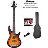 Ibanez GSRM20 BS MIKRO BASSO ELETTRICO BABY a SCALA CORTA +BORSA + CORDE + CAVO