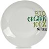Bigbuy Home S3604491 Piatto in porcellana Ø 19 cm
