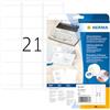 Herma address labels on A4 sheets 67x38 420 pcs. rounded corners