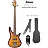IBANEZ SR370EF Brown Burst BASSO ELETTRICO FRETLESS CON BORSA TRACOLLA CAVO