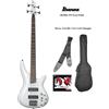 Ibanez SR300E PW Pearl White BASSO ELETTRICO 4 CORDE + BORSA TRACOLLA SET CORDE