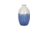 Romimex Vaso blu bianco ceramica 18 x 31 x 18 cm