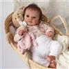 kgniess me Bambole Reborn Femmine 20 pollici Lavabili a Mano corpo in Vinile Morbido Originali Sembra un vero Bambino Ragazza con gli occhi Aprire 50cm