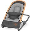 Maxi-Cosi Kori Sdraietta Neonati in Tessuto, 0-6 mesi, 9 kg, Sdraietta Pieghevole, 3 Posizioni di Reclinabile, Chiusura Compatta, Cinture Easy-in, Chiusura Compatta, Essential Graphite