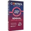 Control Preservativi Easy Way Sensual Dots & Lines, 6 Profilattici con rilievi e striature per un'elevata Stimolazione