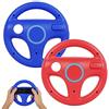 GEEKLIN Volante per controller Wii, 2 pezzi volante da corsa compatibile con Mario Kart, volante per controller di gioco per Nintendo Wii Remote Game