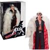 Barbie The Movie - Ken, bambola del fim collezione con grande cappotto in pelliccia sintetica, gilet nero con frange e bandana, giocattolo per bambini, 6+ anni, HRF31