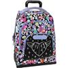 Comix BRIGHT GIRL - Zaino Con Trolley e Regolabile in Altezza, con Manico e Spallacci a Scomparsa, Ampio Vano e Tasca Frontale a Zip - Bambina e Bambino Zaino Scuola 36x47hx23 cm