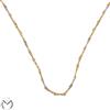 Collana in oro giallo bianco 18 Kt 750 cilindri -931/ST-
