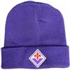 CALCIOGADGETS Berretto Fiorentina Ufficiale Cuffia Cappello Zuccotto Cappellino Invernale Ricamato Viola CUFIFVI01