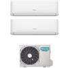 Hisense CLIMATIZZATORE HISENSE HI-COMFORT DUALSPLIT 7000+12000+2AMW52 INVERTER R-32 WI-FI