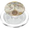 Great Art Designs 1794 Samuel Dunn Mappa del mondo negli emisferi PopSockets PopGrip per MagSafe