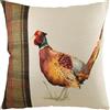 furn. Evans Lichfield Hunter - Cuscino imbottito con piume di fagiano scozzese