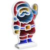 Idena 30551 - Specchio LED Infinity Father Christmas, circa 25 x 8 x 40 cm, lampada decorativa con 288 LED SMD ed effetto 3D, decorazione natalizia per interni, con alimentatore e cavo da 3 m