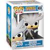 Funko Pop! Games: Sonic 30th-Silver Hedgehog The Hedgehog - Sonic The Hedgehog - Figura in Vinile da Collezione - Idea Regalo - Merchandising Ufficiale - Giocattoli per Bambini e Adulti