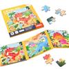 Aolso Puzzle Magnetici Giochi per Bambini 3-7 Anni, Giocattolo Montessori, Puzzle Animali Magnetico Gioco,Giochi da Viaggio per Bambini 2 Anni-Dinosauro