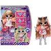 L.O.L. Surprise! Tweens Neon Pop Stars - Thea Stars - 1 Bambola Fashion, con Sorprese Fluorescenti e 10+ abiti e Accessori da pop star, Inclusa la Chitarra rosa, età 4+