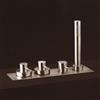 boffi Minimal rubinetto bordo vasca, miscelatore a due comandi, RGDM10, Minimal acciaio inox satinato [Rubinetteria Bagno > Rubinetteria Vasca]