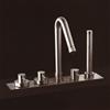 boffi Minimal rubinetto bordo vasca, miscelatore a due comandi, RGDM09, Minimal acciaio inox satinato [Rubinetteria Bagno > Rubinetteria Vasca]