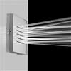 Bossini Cubic Flat getto laterale, I00176000030003, Cubic Flat cromo [Rubinetteria Bagno > Getti Laterali]