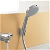 hansgrohe Croma 100 set doccia con supporto, 4 tipi di getto, 27594000, Croma 100 cromo [Rubinetteria Bagno > Set Doccia]