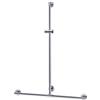 Keuco Plan Care asta saliscendi, con maniglia di sostegno, 34914010911, Plan Care cromo [Rubinetteria Bagno > Doccette / Supporti]