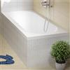 Riho Carolina vasca da bagno rettangolare, con troppopieno rotondo L: 190 La: 80 cm, B057001005, Carolina bianco [Vasche da Bagno > Vasche da Bagno Rettangolari]