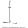 Keuco Plan Care asta saliscendi, con maniglia di sostegno, 34914170611, Plan Care argento anodizzato/cromo [Rubinetteria Bagno > Doccette / Supporti]