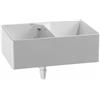 Geberit City lavello da cucina, 350490000, City bianco [Lavelli da Cucina > per Base Sottolavello a partire da 90 cm]