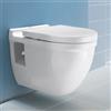 Duravit Starck 3 WC sospeso, versione rialzata, 2215090000, Starck 3 bianco [WC > WC Sospesi]