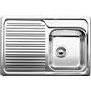Blanco Classic lavello da cucina, 511124, Classic acciaio inox satinato lucido [Lavelli da Cucina > per Base Sottolavello a partire da 40 cm]
