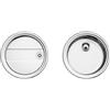 Blanco Rondosol lavello da cucina, 513310, Rondosol acciaio inox satinato lucido [Lavelli da Cucina > per Base Sottolavello a partire da 60 cm]